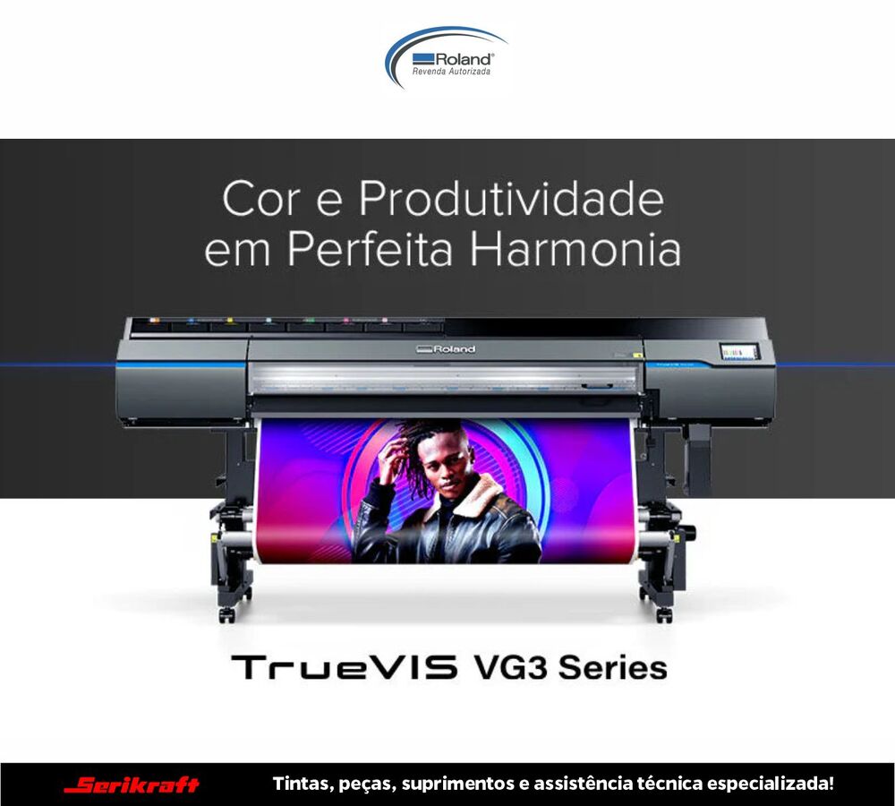 Roland TrueVIS VG3 SERIES Impressora Eco Solvente com Recorte