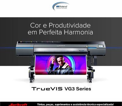 Roland TrueVIS VG3 SERIES Impressora Eco Solvente com Recorte