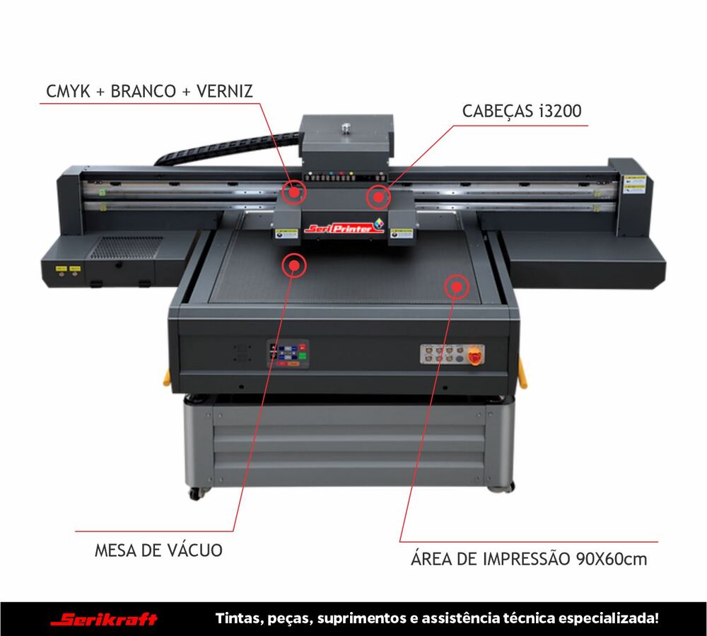 Seriprinter FLATBED 9060